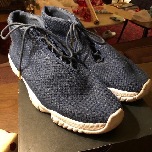 Jordan Future Midnight Blue sz 11 gently worn - Picture 4 of 6
